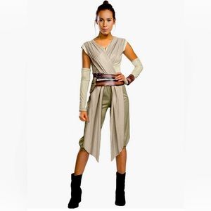 New Disney Star Wars The Force Awakens Adult Rey Costume Small MAKE OFFER
